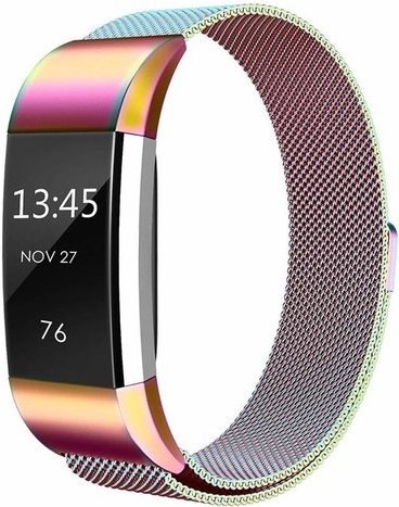 Fitbit Charge 2 Milanese Strap - Colourful