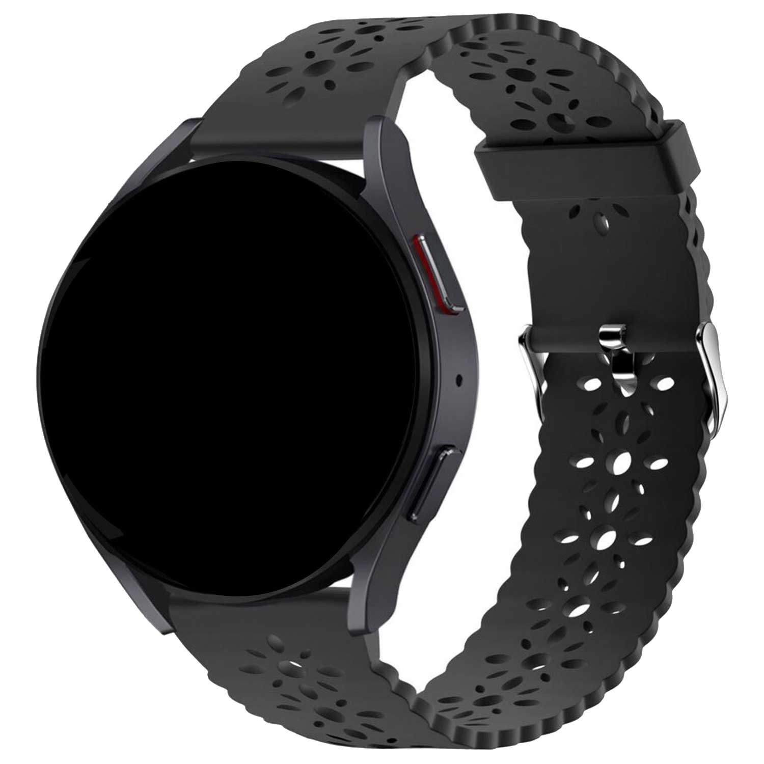 Samsung Galaxy Watch 6 Bright Silicone Strap - Black