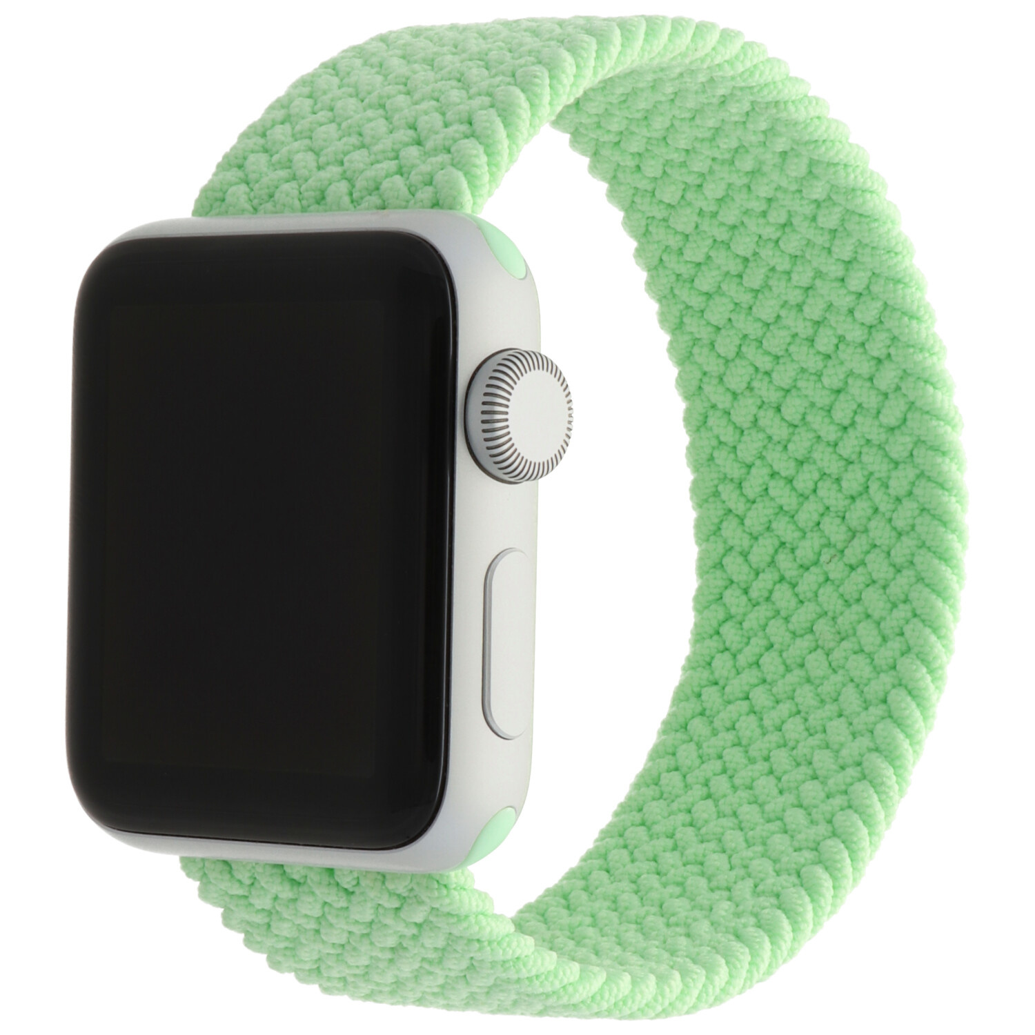 Apple Watch Nylon Braided Solo Loop Strap - Pistachio