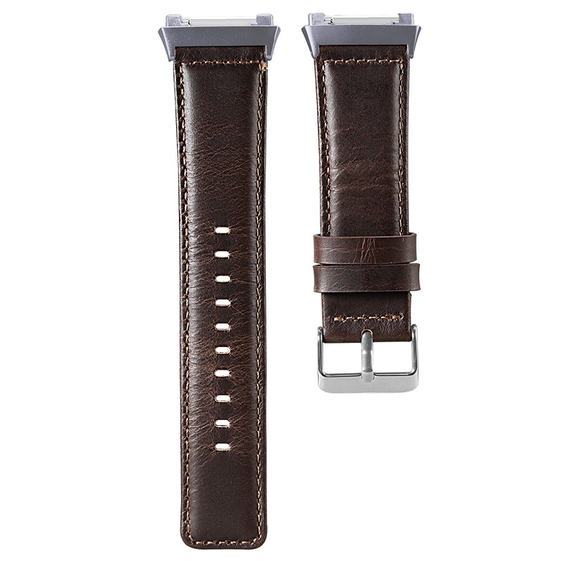 Fitbit Ionic Genuine Leather Strap - Dark Brown