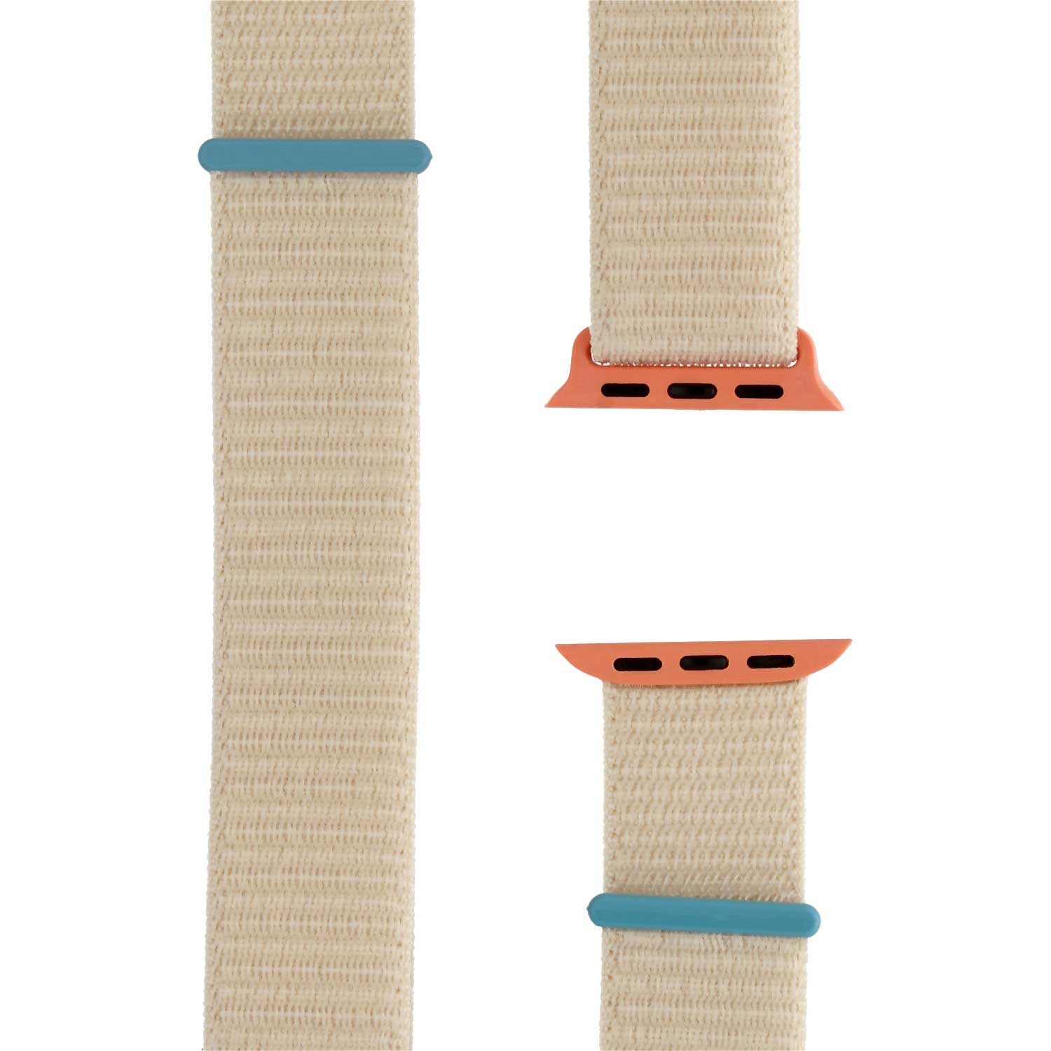 Apple Watch Nylon Sport Loop Strap - Starlight Orange