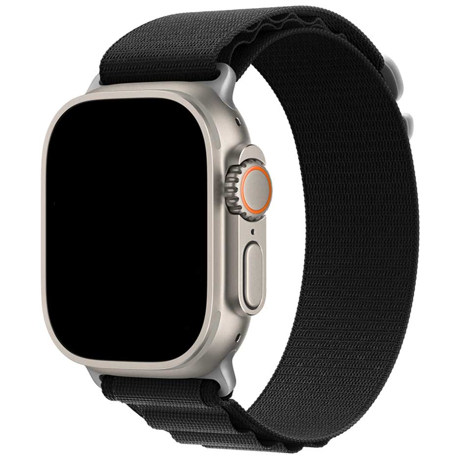 Apple Watch Nylon Alpine Strap - Black