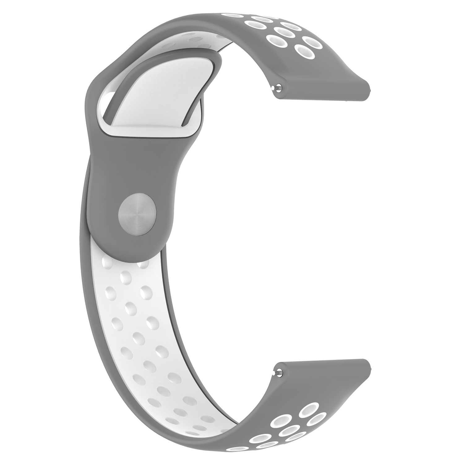 Samsung Galaxy Watch Double Sport Strap - Grey White