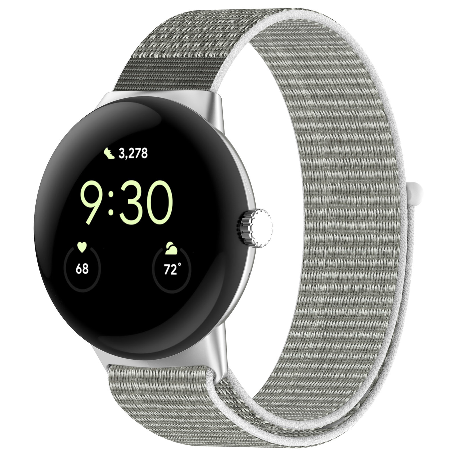 Google Pixel Watch Nylon Sport Strap - Seashell