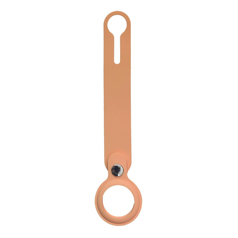 Airtag Silicone Loop Key Ring - Beige