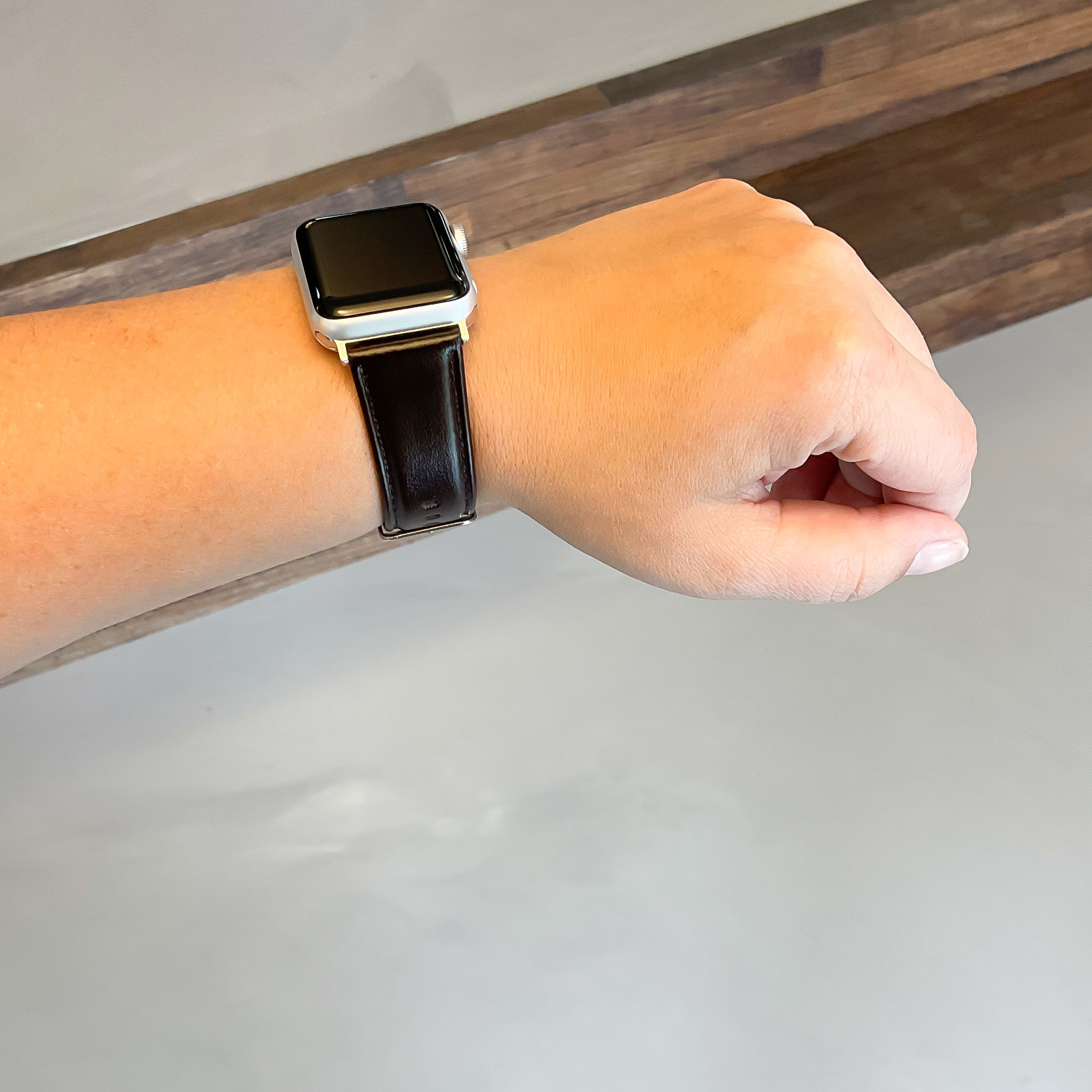 Apple Watch Leather Genuine Strap - Dark Brown