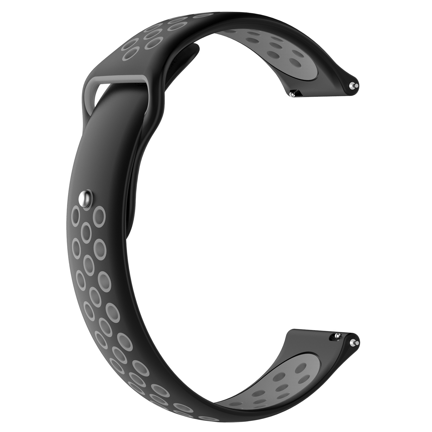 Samsung Galaxy Watch Double Sport Strap - Black Grey