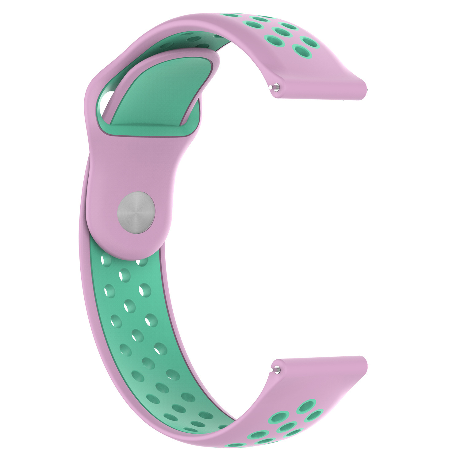 Samsung Galaxy Watch Double Sport Strap - Pink Teal