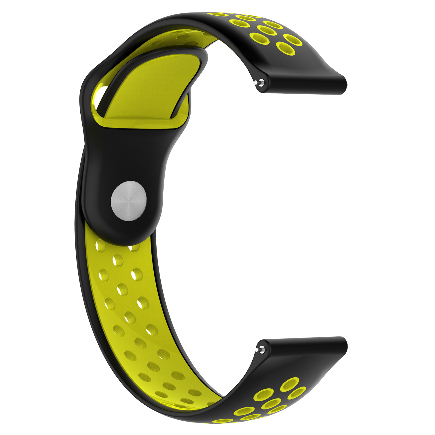 Samsung Galaxy Watch Double Sport Strap - Black Yellow