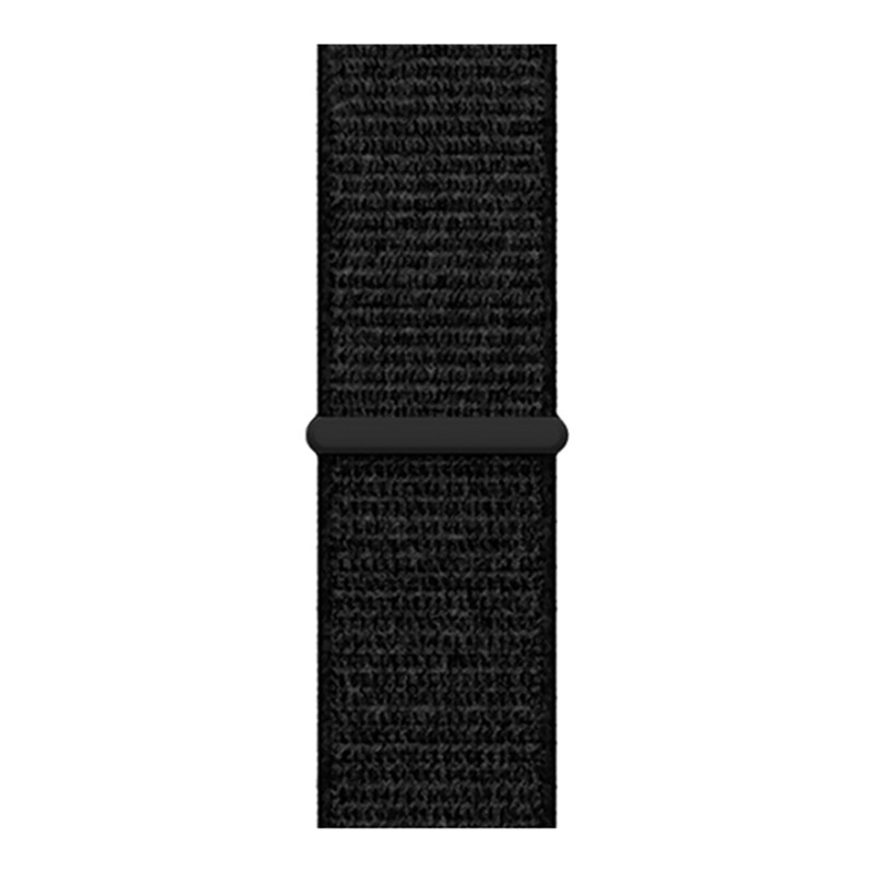 Apple Watch Nylon Sport Loop Strap - Dark Black