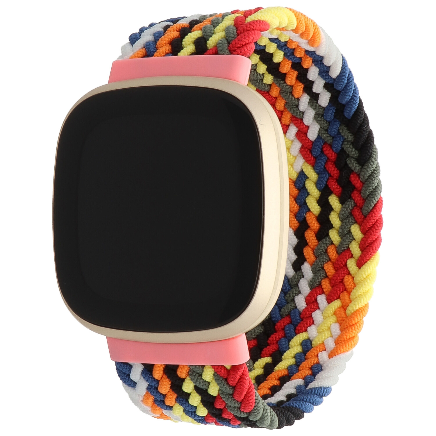 Fitbit Versa 3 / Sense Nylon Braided Solo Strap - Colourful