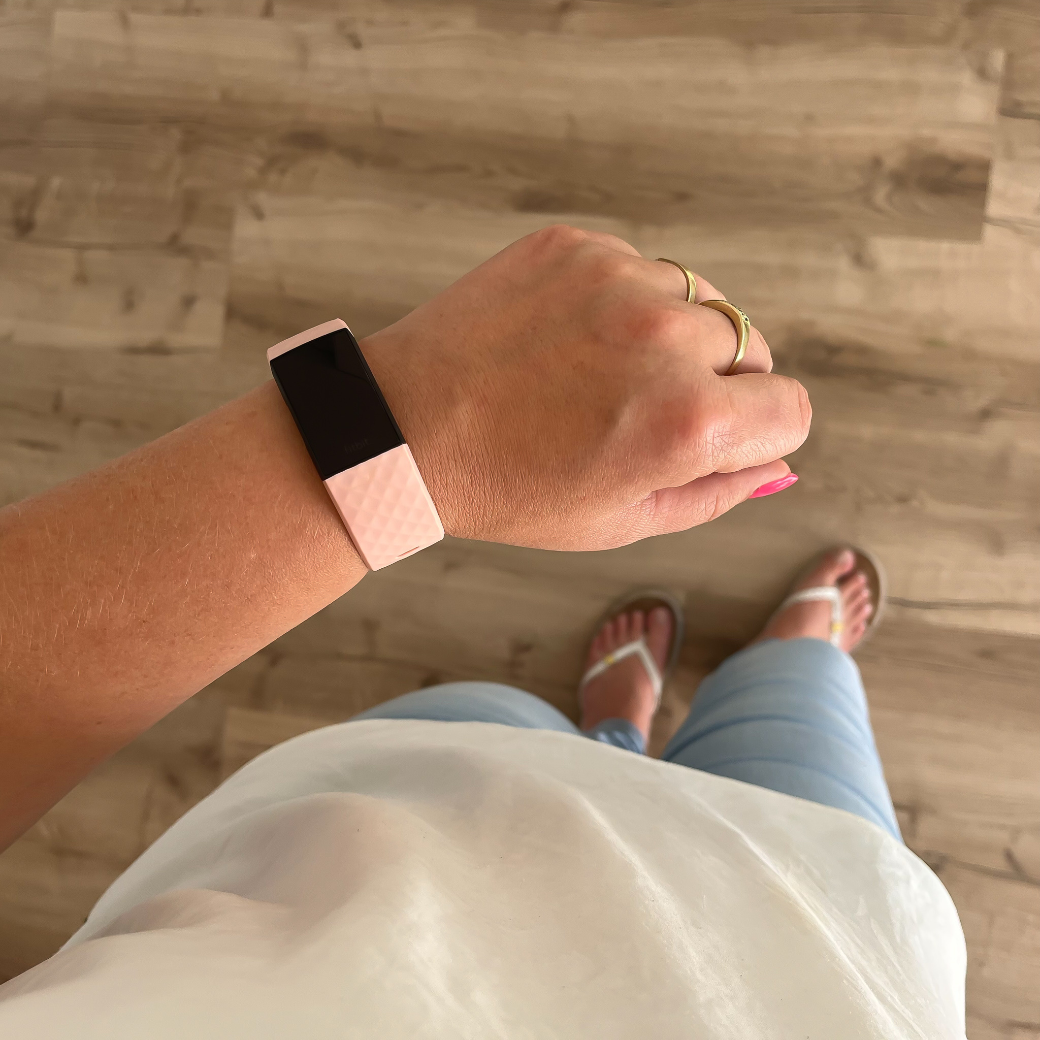 Fitbit Charge 3 &Amp; 4 Sport Waffle Strap - Pink