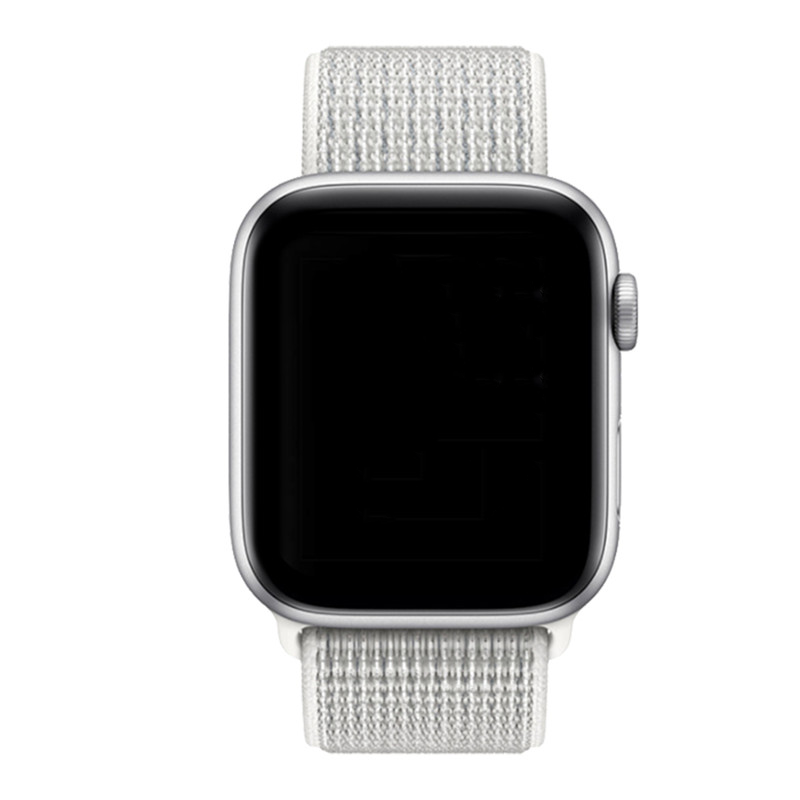Apple Watch Nylon Sport Loop Strap - Top White