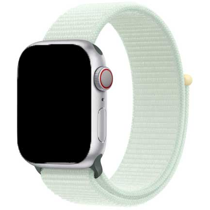 Apple Watch Nylon Sport Loop Strap - Soft Mint