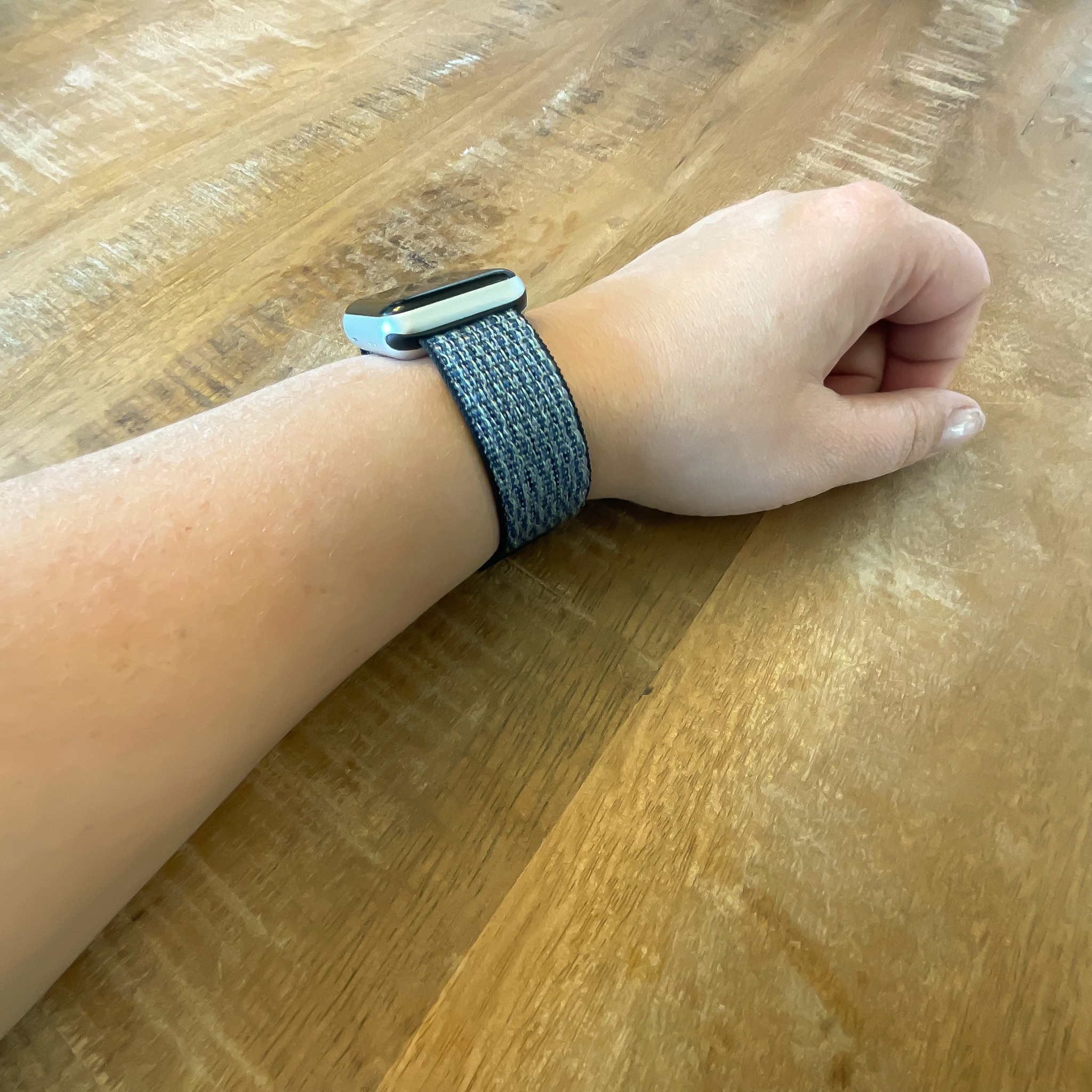 Apple Watch Nylon sports treadmill storm grey