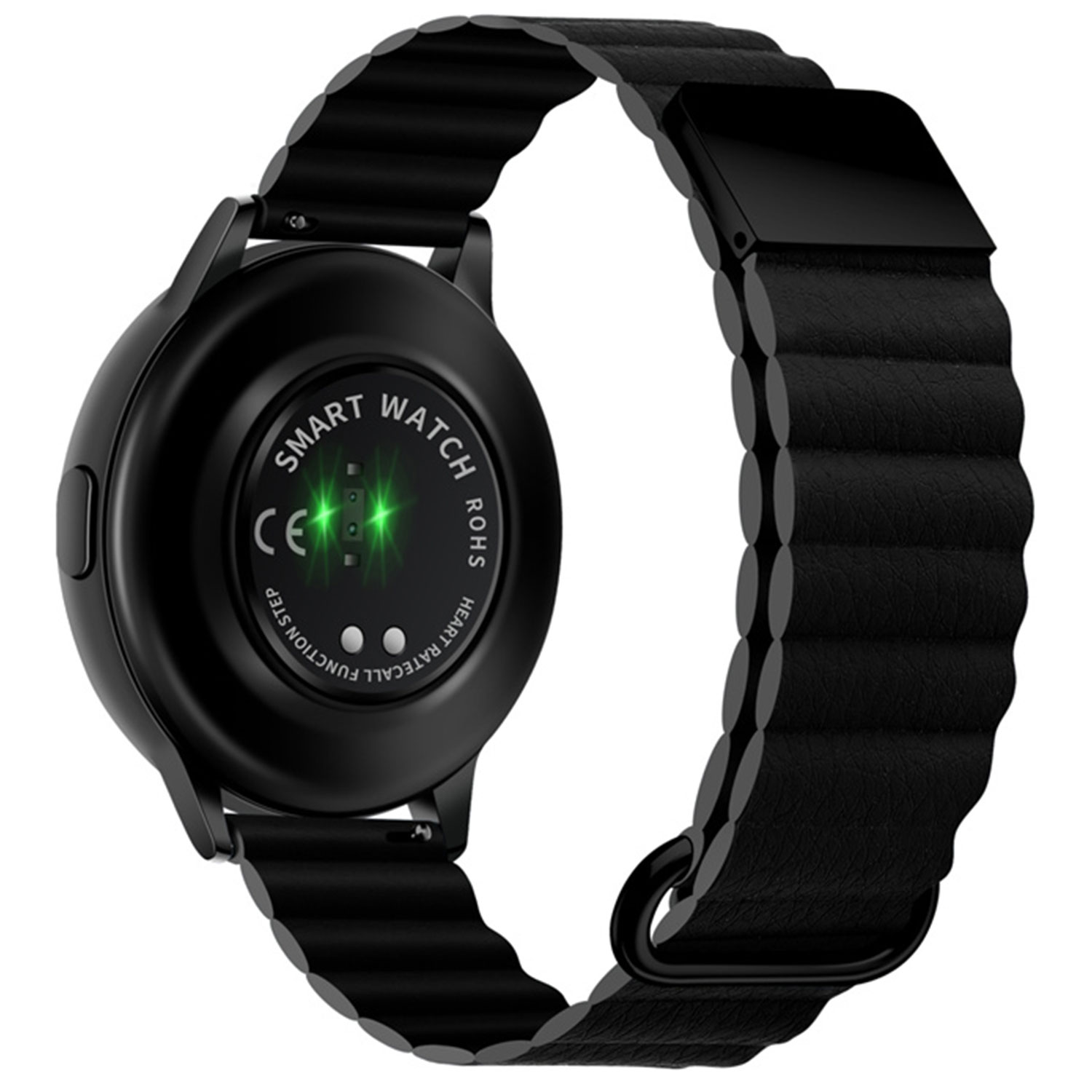 Samsung Galaxy Watch Ultra Magnetic Leather Strap - Black