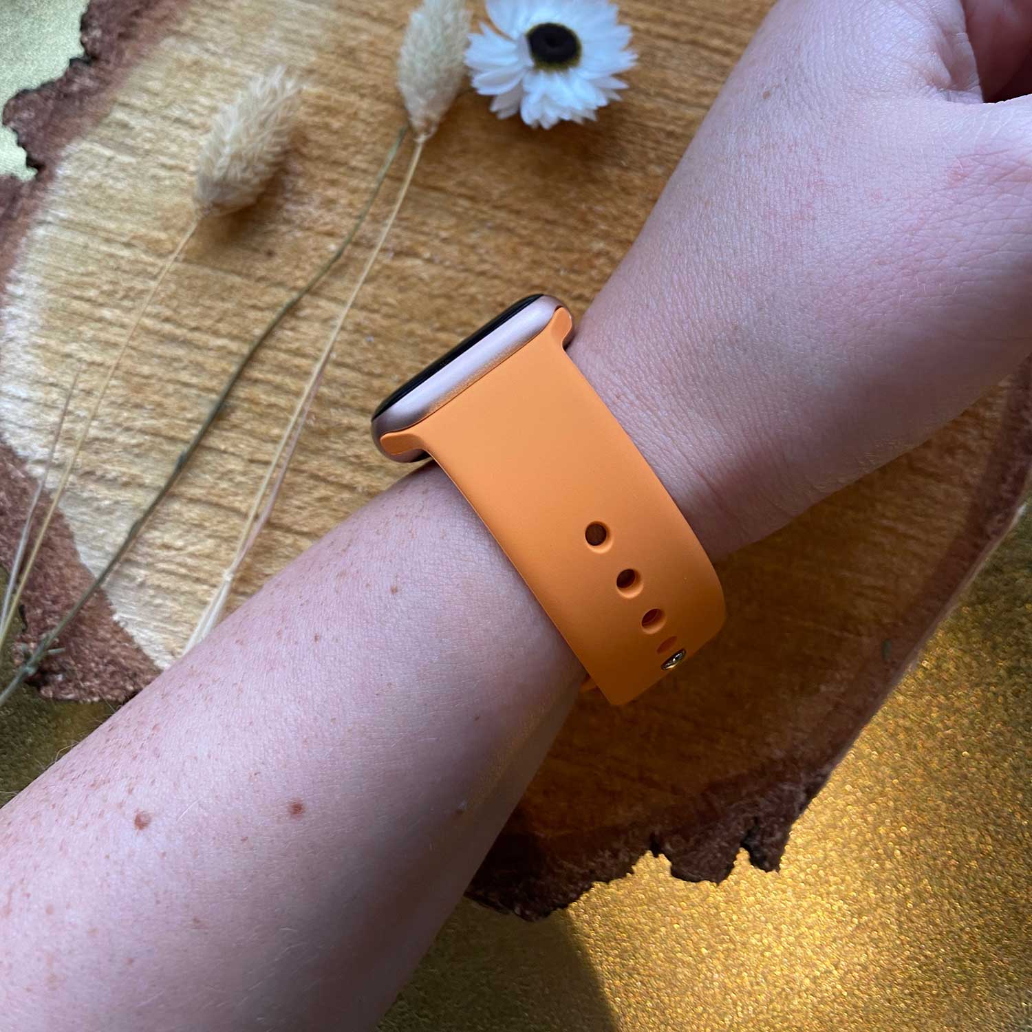 Apple Watch Sport Strap - Bright Orange