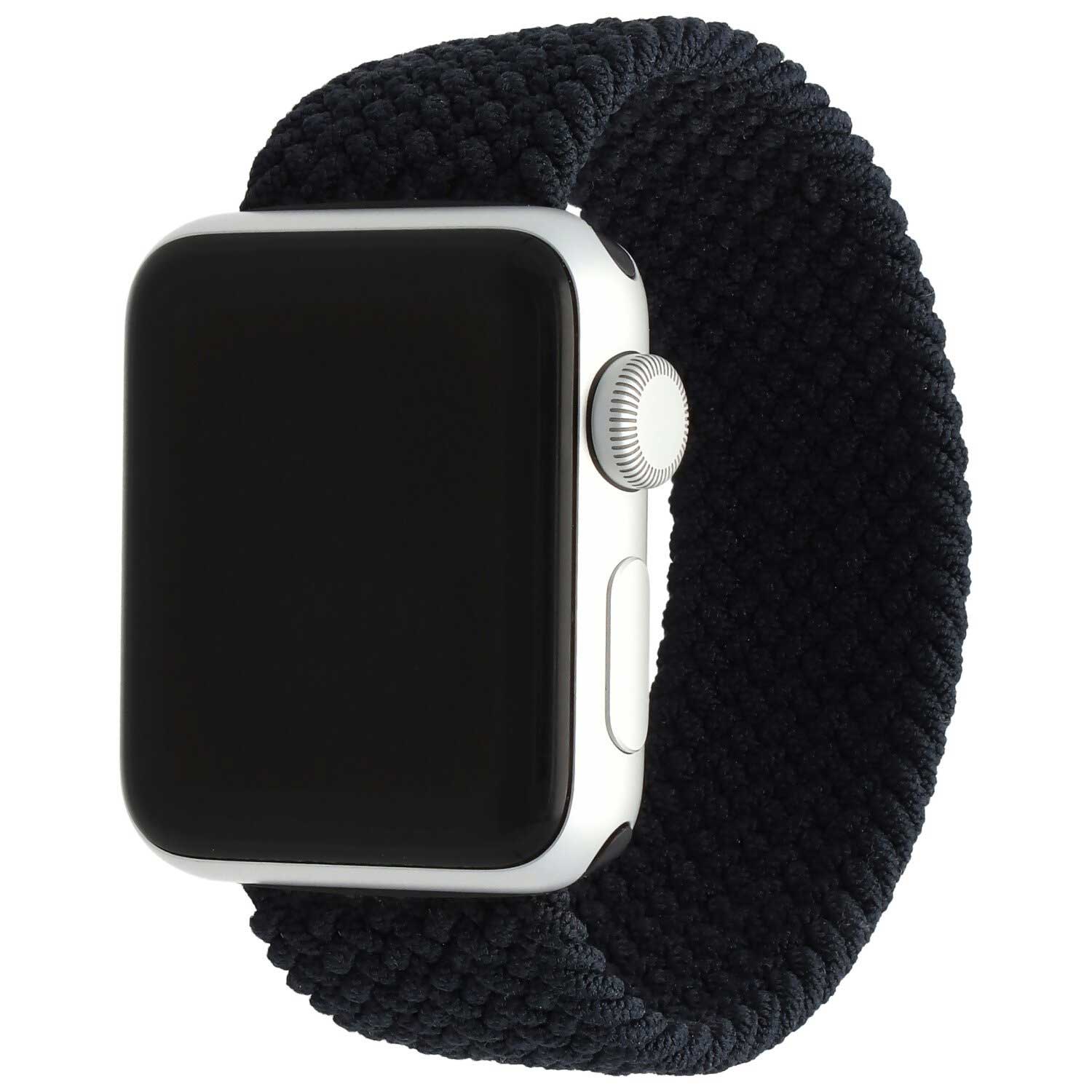Apple Watch Nylon Braided Solo Loop Strap - Charcoal