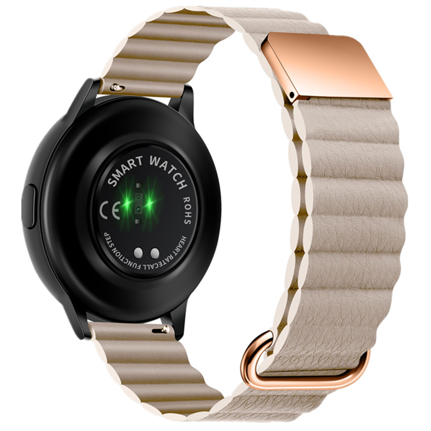 Samsung Galaxy Watch Ultra Magnetic Leather Strap - Khaki